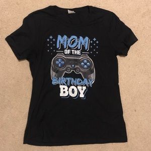 Mom of the Birthday Boy Video Game TShirt